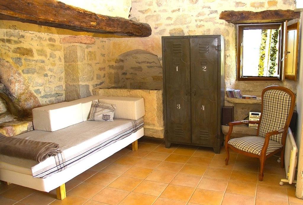 Mas Del Lum Bed & Breakfast Boussac  Rom bilde