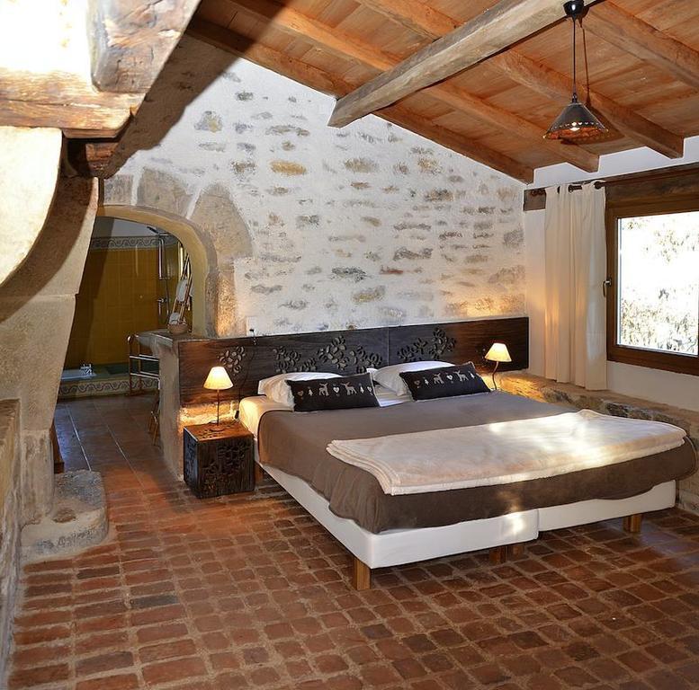 Mas Del Lum Bed & Breakfast Boussac  Rom bilde